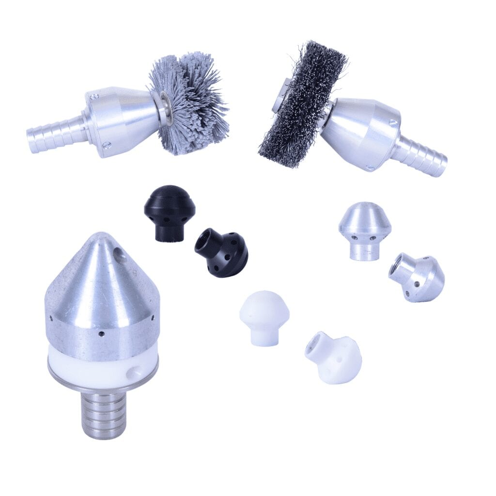 Nozzles for Jet Vent Compressed Air Duct Cleaner.